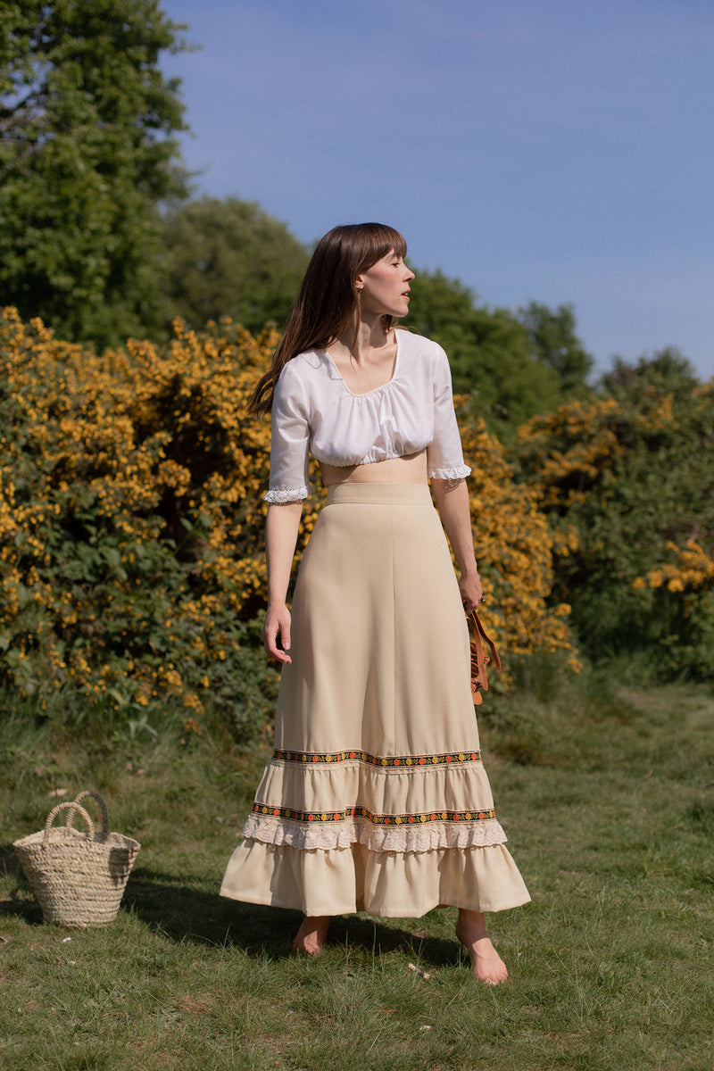 Prairie style maxi skirt Clearance