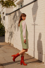 Anita is Vintage 60s Green Mini Dress