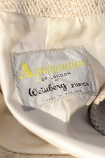 Anita is Vintage 70s Aquascutum Cream Wool Coat