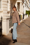 Anita is Vintage 70s Brown Check Wool Blazer