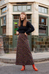 70s Floral Maxi Skirt | Anita is | Vintage Clothing