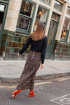 Anita is 70s Floral Maxi Skirt