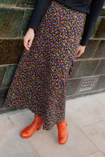 Anita is 70s Floral Maxi Skirt