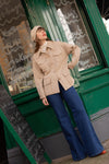 Anita is Vintage 70s Rodier Paris Camel Utility Jacket