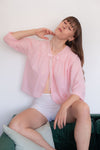 Anita is Vintage 60s Pink Bed Jacket