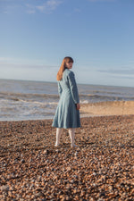 Anita is Vintage 70s Blue Wool Coat